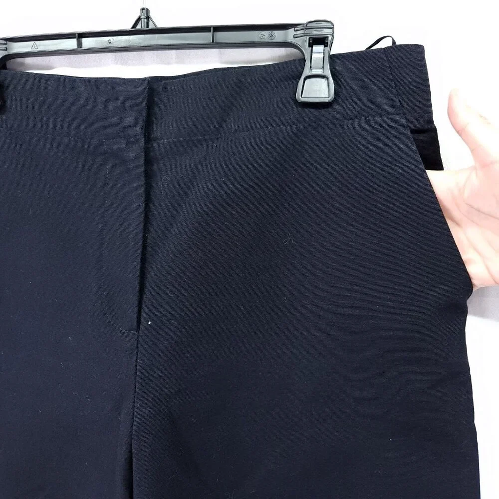 COS Mens Cuffed Chino Pants Size 40 (32x30) Navy Blue Cropped